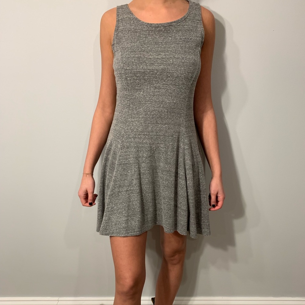 Grey A Line Dress